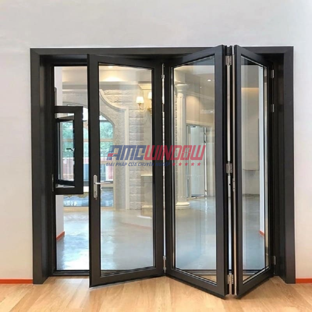 Cửa lùa 4 cánh hệ 93